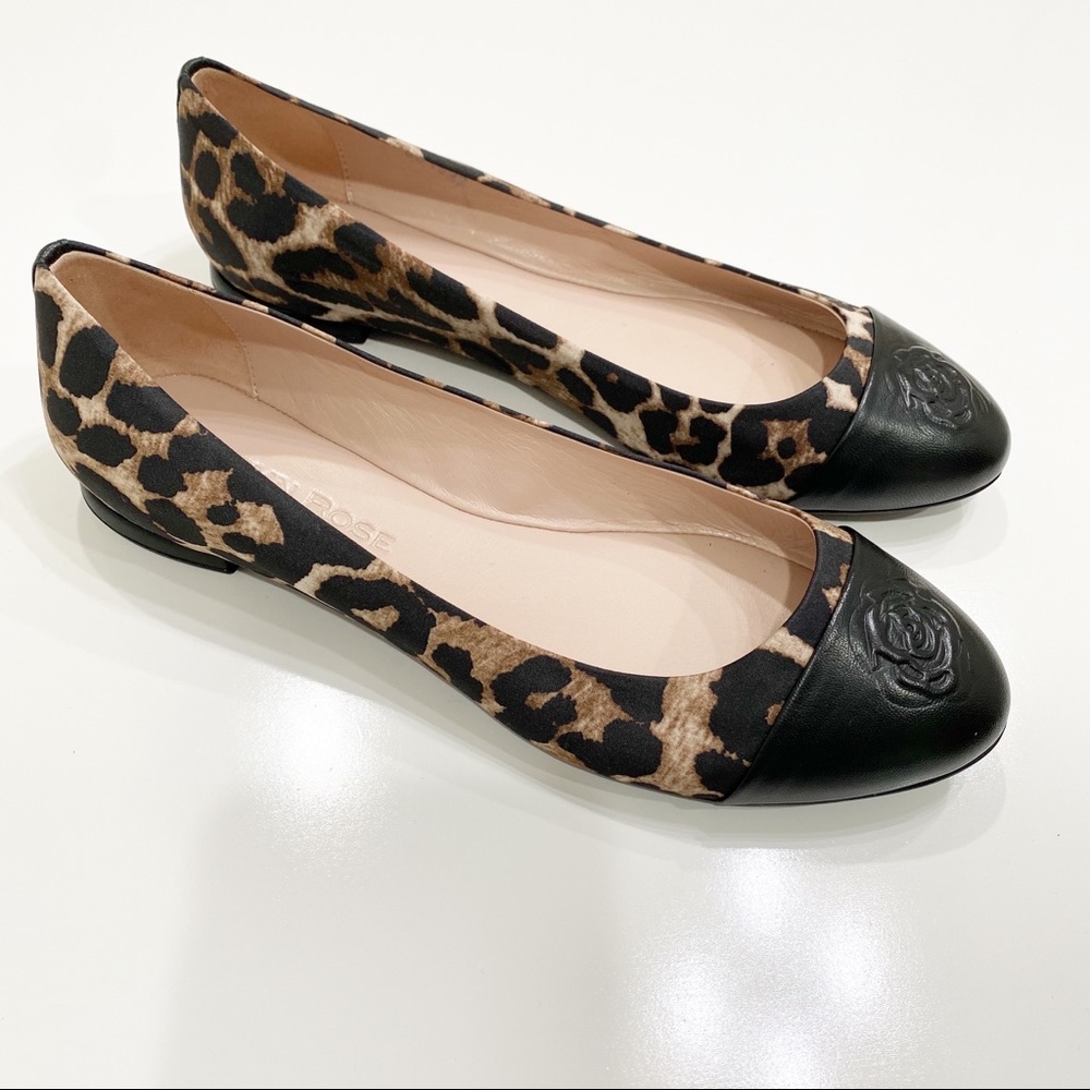 Taryn Rose Leopard Print Flats size 8.5